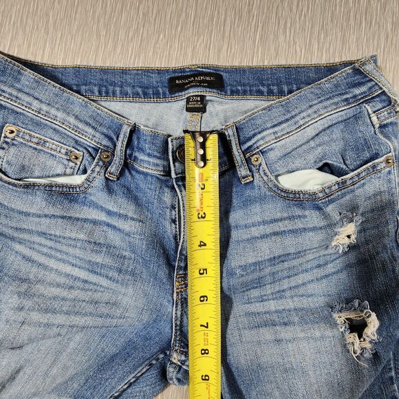 Banana Republic Blue Straight Leg Jeans - Picture 11 of 11